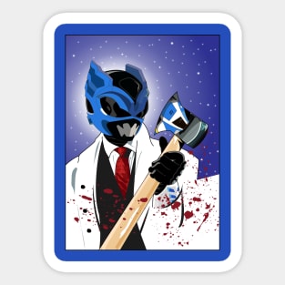 American Psycho Ranger Blue Sticker